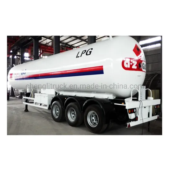 50cbm Pressure Tanker Carrier Gas Tank Semi LPG Trailer