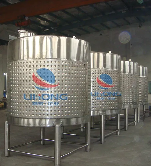 Stainless Steel Cooling Jacket Liquor Storage Pot with Side Manhole