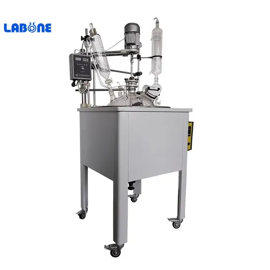 F-50L Lab Smart Temperature Transmitter Sealed Ptee Material Single-Layer Glass Reactor