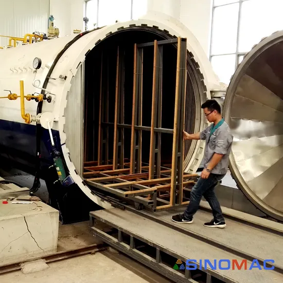 CE Approved Full Automation Glass Autoclave for Solar Glass