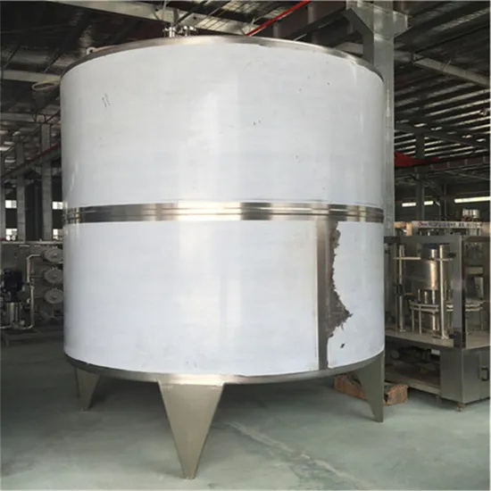 Sanitary Stainless Steel Heating Vegetable Oil Mixing Storage Tank Price