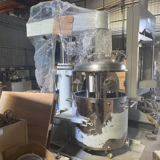 CE Heating Mixer Tank Jacketed Mixing Machine Epoxy Resin Turnkey Project Reactor Cosmtico
