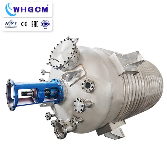 Factory Price Jacketed Heating Stainless Steel Hydrogenation Industry Reactor for Sulfurization Polymerization