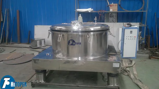 Intermittent Operation Quick Open Type Hanging Bag Discharge Psd Centrifuge Machine