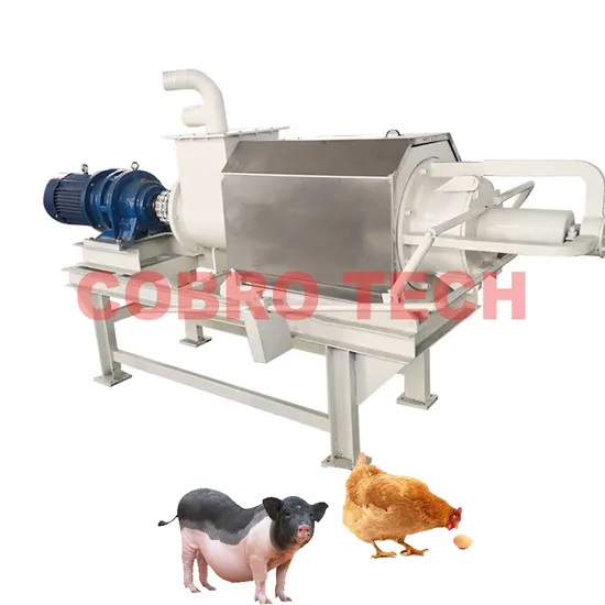 Cassava Solid Waste Chicken Manure Dewatering Machine