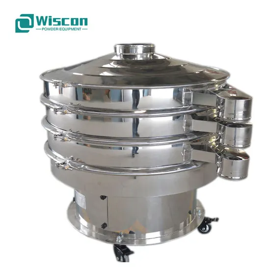 Instant Coffee Granules Circular Vibrating Screener Sieve Separator