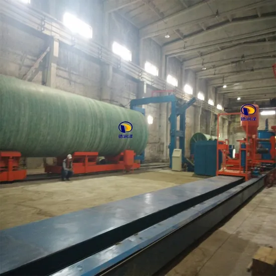 Fiberglass FRP GRP Pipe Winding Filament Production Line
