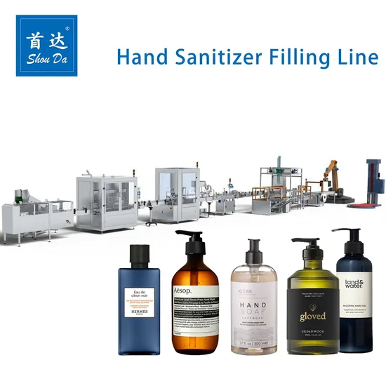 High-Speed Automated Shampoo Shower Gel Filling Machine Production Line for Pet Bottles