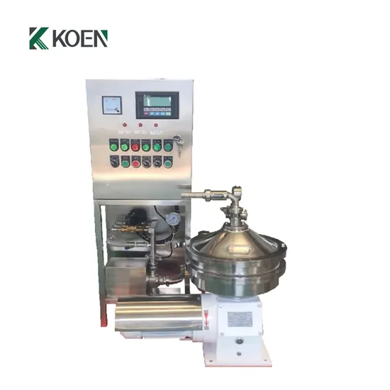 200L/H Milk Cream Separator Disc Centrifuge Separator for Milk Purification