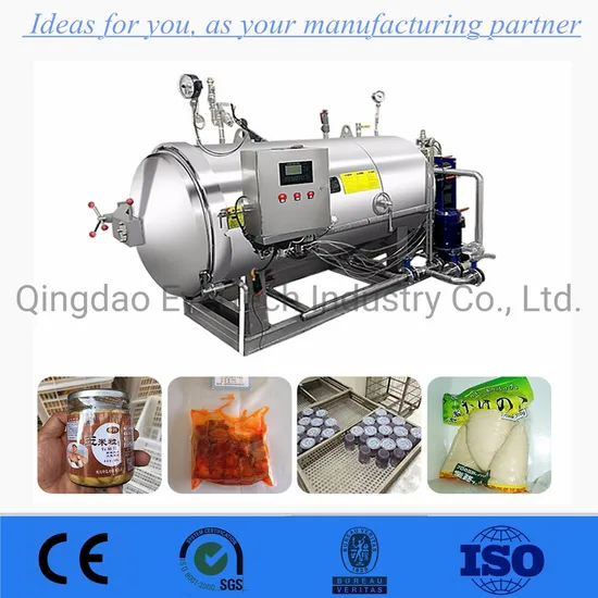 Factory Wholesale Industrial Food Processing Autoclave Jar Sterilizer Retort Machine
