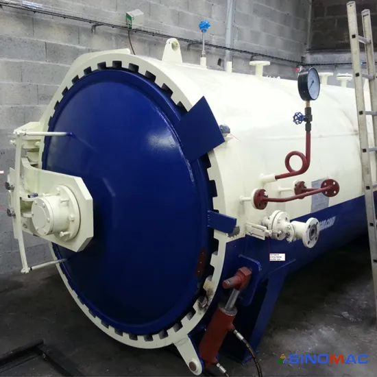 1500X3000mm ASME Certified Direct Steam Heating Rubber Vulcanizating Autoclave