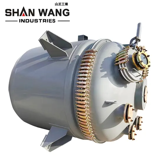 3000L Glass Lined Crystallization Kettle Reactor Mixing Distillation Tank Storage Tank Glass Lined Reactor