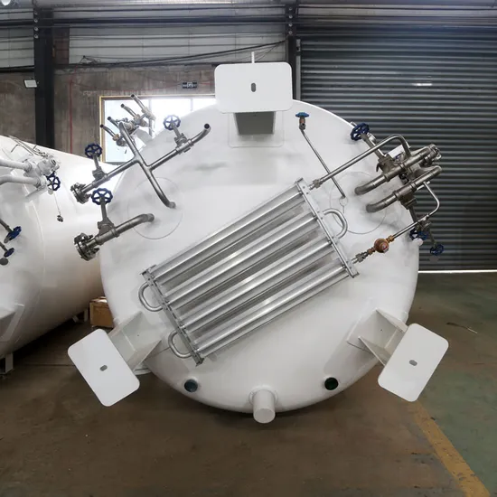 15m3 Ln2/Lo2/Lar Liquid Cryogenic Storage Tanks Liquid Gas Cryogenic Pressure Vessels
