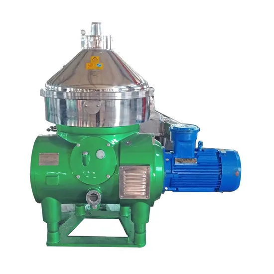 Industrial Scale Continuous Nozzle Phases Disc Stack Bowl Centrifugal Baker Yeast Separator