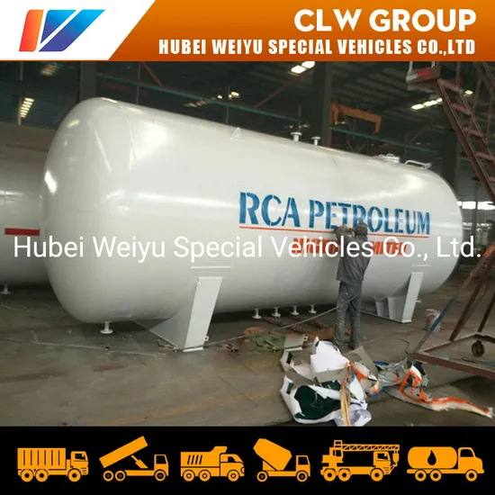 40000 Liters LPG Storage Tank 20mt LPG Gas Station Tank Filling Plant