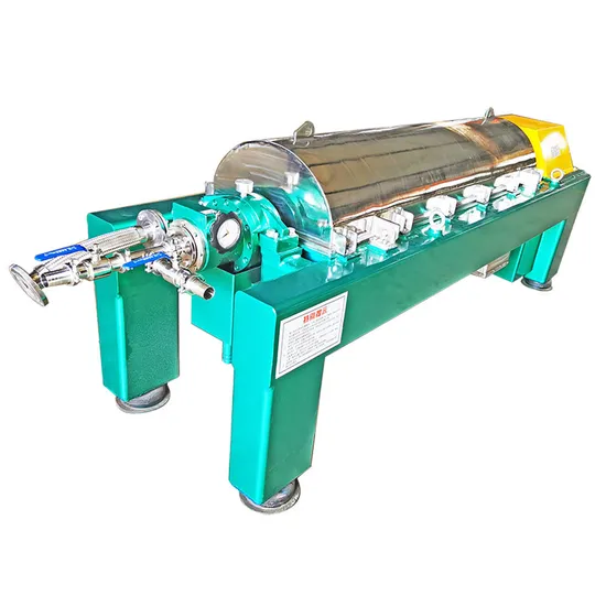 Plastic Wastewater Continuous Decanter Centrifuge 3phase Horizontal Decanter