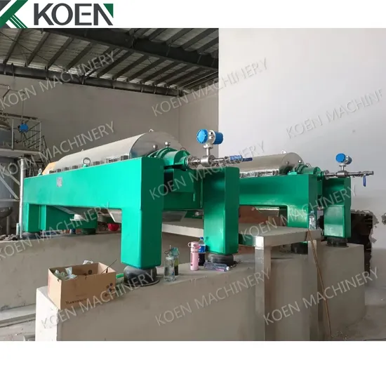3 Phase Decanter Centrifuge Medicine Food Dustry Horizontal Decanter Centrifuge