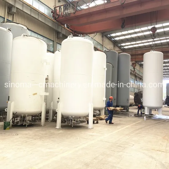 10m3 Vertical Lco2 Cryogenic Tank Liquid Carbon Dioxide Vacuum Tank