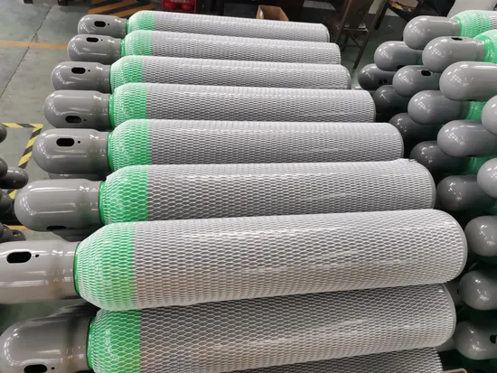 2L 10L Argon Helium CO2 Oxygen Nitrogen Gas Cylinder/Oxygen Cylinder