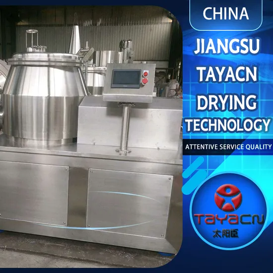 High Efficiency & Energy Saving Pharmaceutical/Food/ Industries Machinery Wet Mixer Granulator