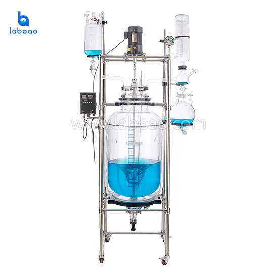 Laboao 200L Lab Vacuum Chemical Glass Lined Jacketed Glass Reactor