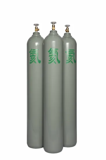 47L 200bar Industrial He High Pressure Vessel Seamless Steel Helium Gas Cylinder