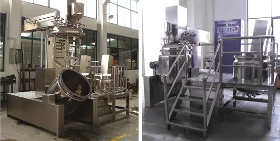 100L - 3000L Rhj-F Vacuum Emulsifying Mixer