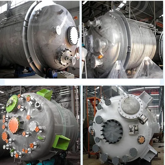 Stainless Steel, Titanium, Hastelloy, Glass, Enamel, PTFE Line Strong Corrosive Chemical Using Reaction Reactor