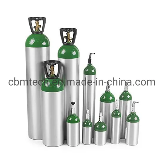 0.5-50L High Pressure Oxygen Aluminum Gas Cylinders