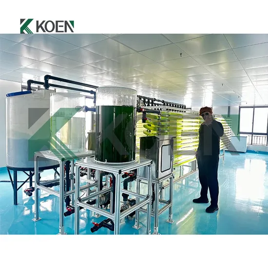Prophyridium Purpureum Algae Culture Photobioreactor Pipeline Reactor System