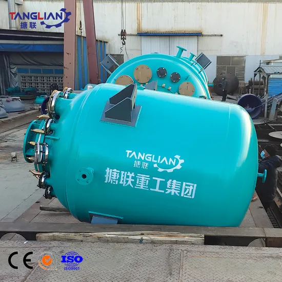 F Type Glass Lined Reactor of 2000L From Tanglian Manufacturer with Best Price