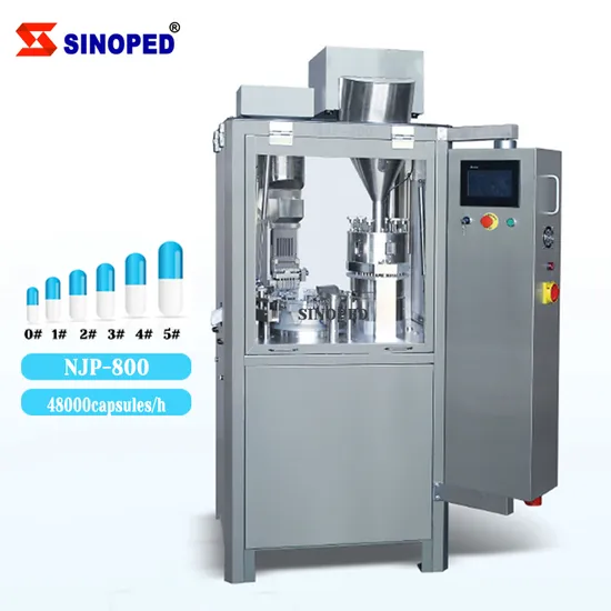 Njp1200c Small Fully Automatic Hard Gelatin Pill Capsule Filling Machine Rotary Capsule Filling Machine for Power Granule Pellet