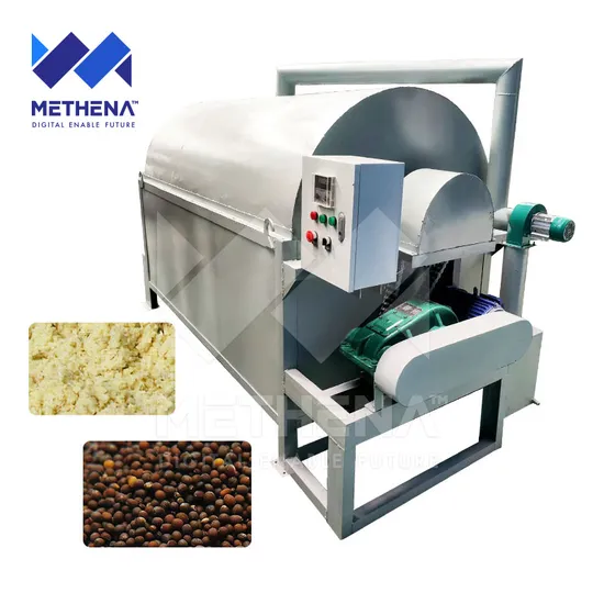 Mtn Industrial Cocoa Bean Rice Grain Drying Machine Gas Heating Coco Peat Biomass Rotary Silo Dryer
