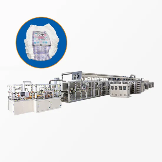 Premium Quality China Fully Automatic Disposable I and T Baby Kids Paper Diaper Making Machine Price 0.3% off