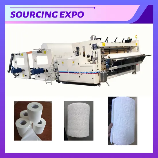Fully Automatic Toilet Tissue Paper Slitting and Rewinding Machine