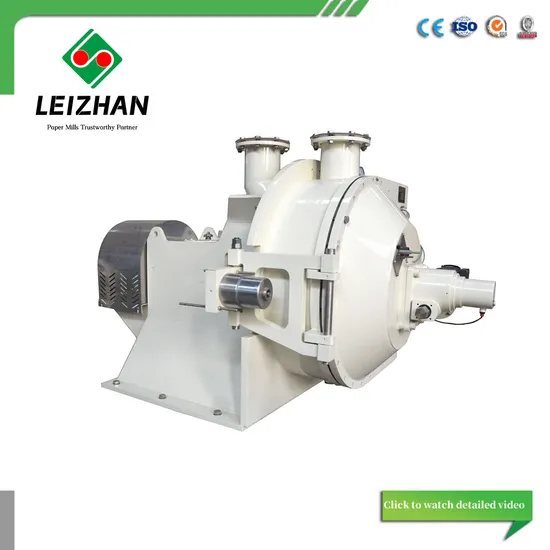 Paper Mill Stainless Steel Double Disc Conical Claflin Refiner for Paper Making Stock Preparation Wood Fiber Wood Fiber Chemical Pulp Line