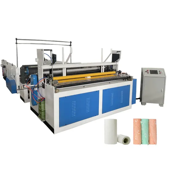 Automatic Toilet Paper Roll Rewinding Machine Small Toilet Tissue Paper Making Machine