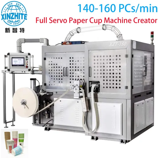 Single Wall Waterproof and Strong Disposable Paper Coffee Cup Cool Milk Tea Drink Juice Cup Making Machine