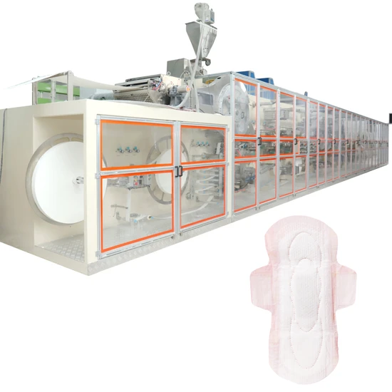Manufacture China Low Cost Easy Operation Automatic Sanitary Napkin Machine