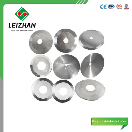 SKD11 High Speed Steel Carbon-Tungsten Circle Double Round Long Pneumatic Knives Knife for Paper Rewinder Cutter Slitting Machine