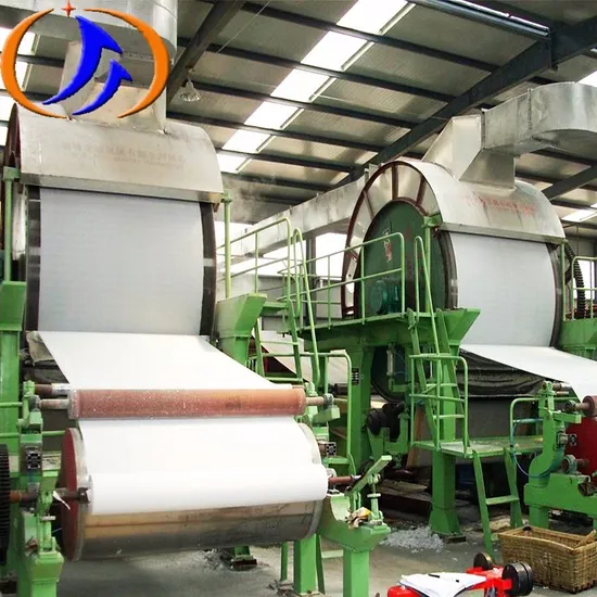 Bamboo Waste Paper Recycling Machine Toilet Paper Embossed Rewinding Bathroom Tissue Making Machine