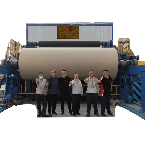 New Design High Yield Kraft Paper Roll Making Machine Corrugated Board Production Line Price