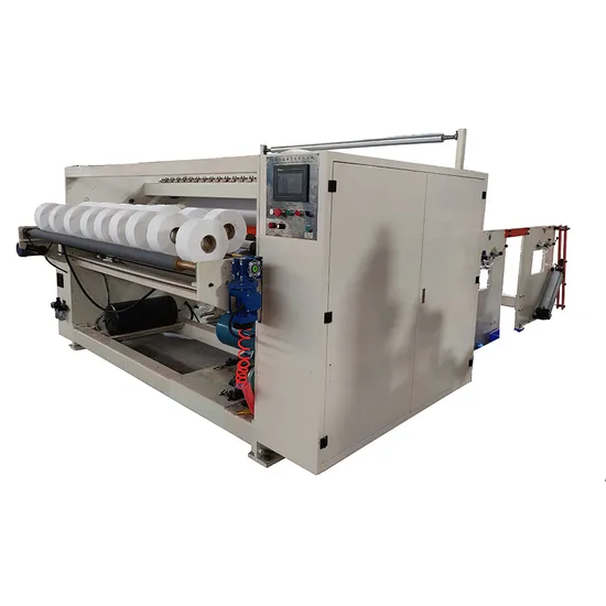 Bathroom Hand Tissue Jumbo Roll Rewinding Machine