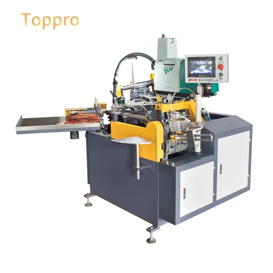 High Speed Ice Cream Paper Cone Sleeve Making Machine From Toppro