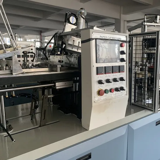 Automatic PLC Control PE/PLA Coated Paper Cup Machine From 2-32oz Paper Cup Making/Forming Machine Paper Glass Machine Supplier
