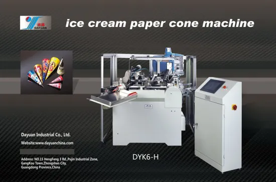 Automatic Easy to Setting Ice Cream Paper Cone Sleeve Forming Machine