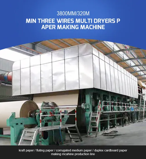 Kraft Machine, Fluting Recycling Machines Waste Paper Pulp Making Machine