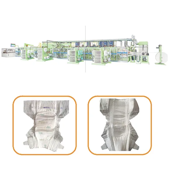 Full Servo Baby Diaper Making Machine Production Line