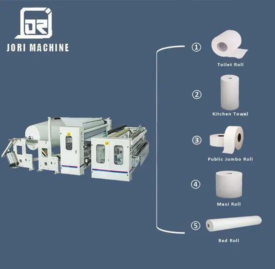 China Manufacturer Factory Price Semi Automatic Toilet Tissue Paper Making Machine
