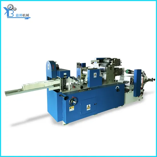 Digital Automatic Napkin Paper Folding Machine with Two Embossing & Two Color Printing